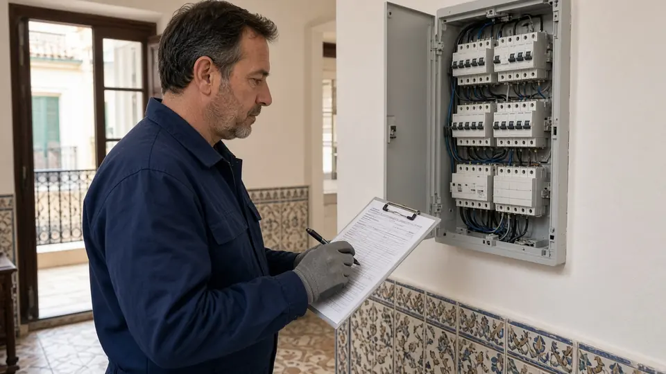 Boletín eléctrico en Sevilla